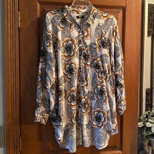 BDG UO Urban Outfitters Hi Low Long Top Ladies Size Large Shirt Blouse